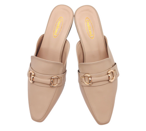 Outland 258206 Mocha Heeled Pumps