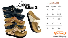 Load image into Gallery viewer, Outland 25601 Louisiana Platform 28 Sandals Womens
