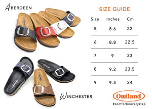 Outland 19607 Winchester Sandals Womens
